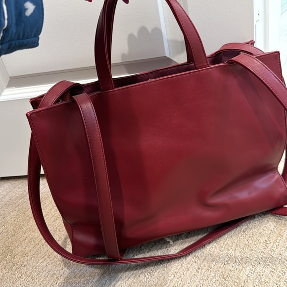 OXBLOOD TELFAR MEDIUM BAG - Picture 4 of 13